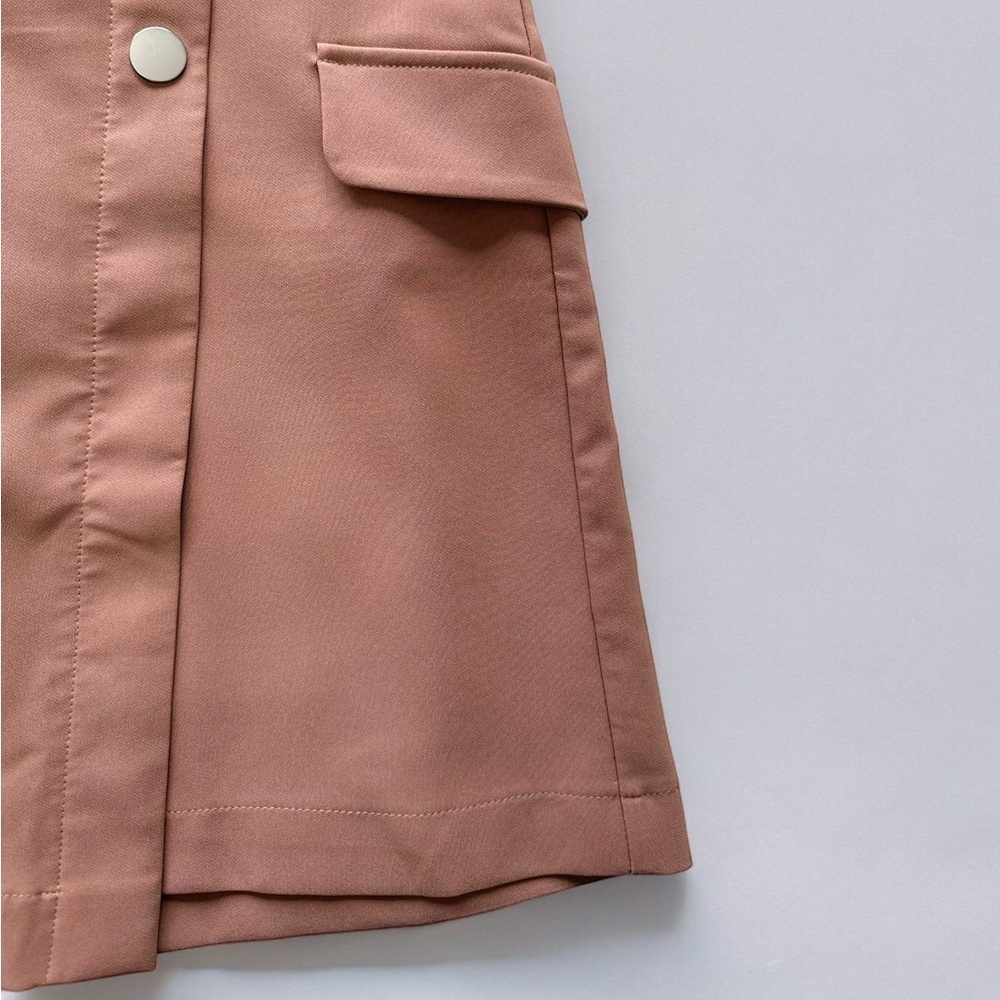 DYNAMITE NUDE PINK UTILITY  MINI SKIRT SIZE US XS - Picture 6 of 8